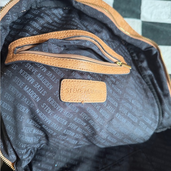 Steve Madden Embossed Tan Backpack - Picture 4 of 4